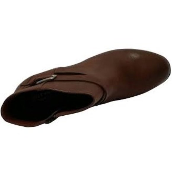 GUC Cole Haan Grand OS Hinckley Ankle Booties Block Heel in Sequoia Brown - Picture 5 of 13